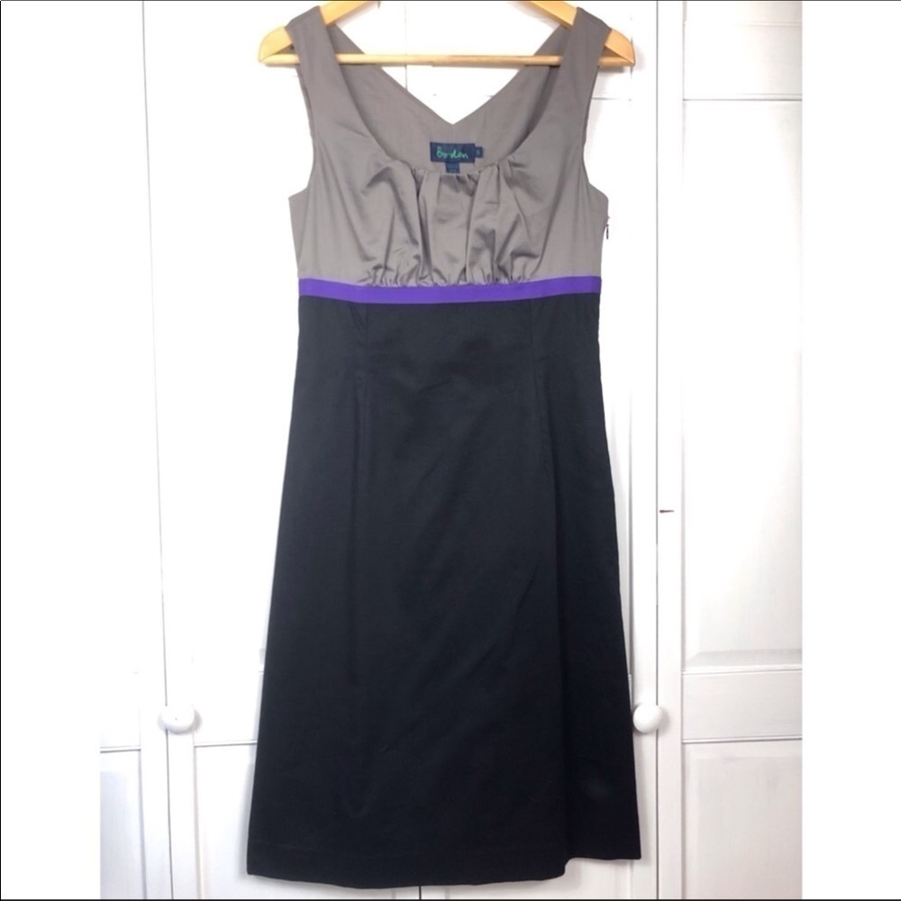 BODEN A-LINE COLOR BLOCK DRESS (0862)